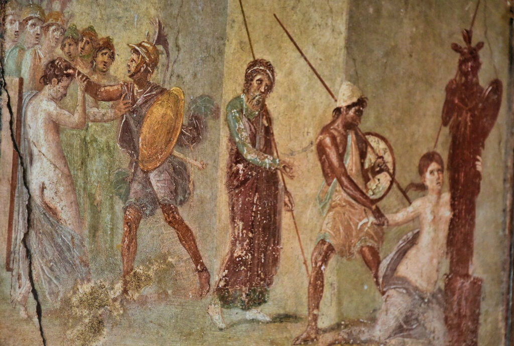 A Roman Fresco Immortalizes a Pivotal Moment of the Trojan War