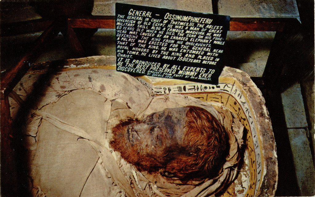 Mummy Of General Ossipumphnoferu, Niagara Falls Museum | Flickr