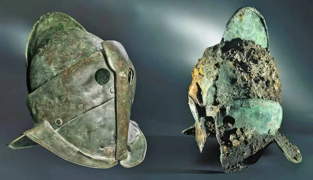 Unearthing the Past: A Helmet’s Tale from the Ashes of Vesuvius