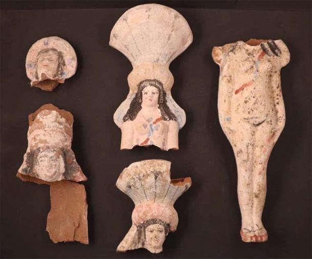 Terracotta statues of Isis-Aphrodite were unearthed at the site. (Egypt Ministry of Tourism & Antiquities)