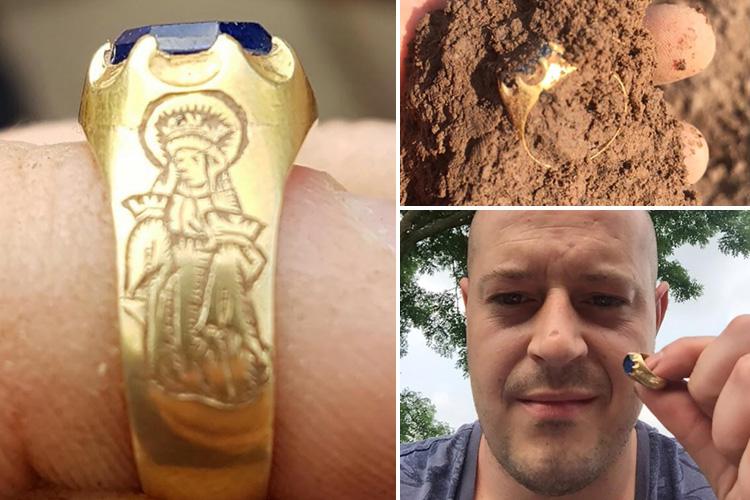 Amateur treasure hunter finds medieval ring worth £70,000 in Robin Hood's Sherwood Forest | The Sun