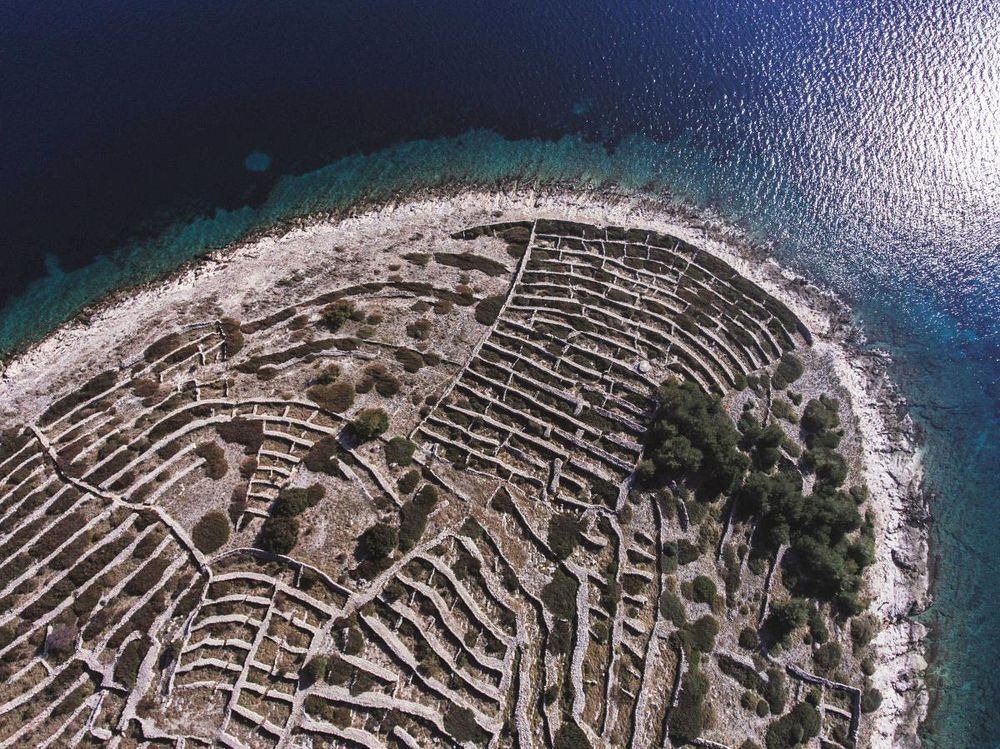 This Tiny Croatian Island Looks a Lot Like a Massive Fingerprint