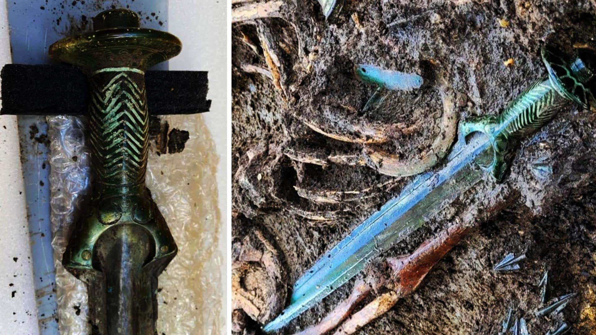 Extremely rare' 3,000-year-old sword unearthed in Germany