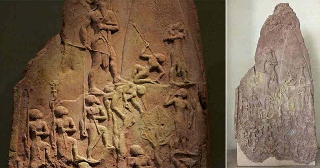 Discover the legacy of the Naram-Sin Victory Stele: A testament to Mesopotamian art