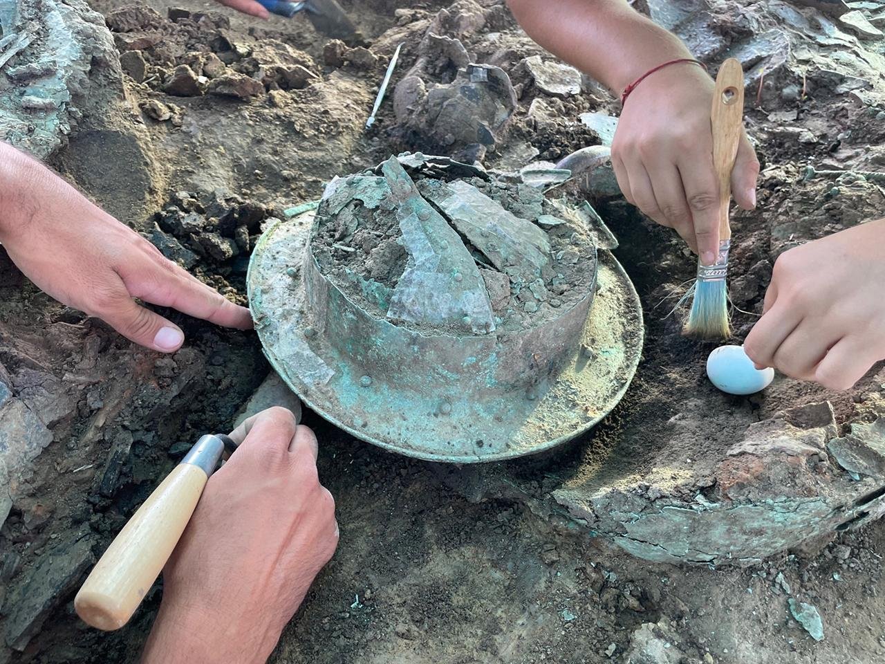 2,600-year-old princely tomb unearthed in Italy's Corinaldo Necropolis