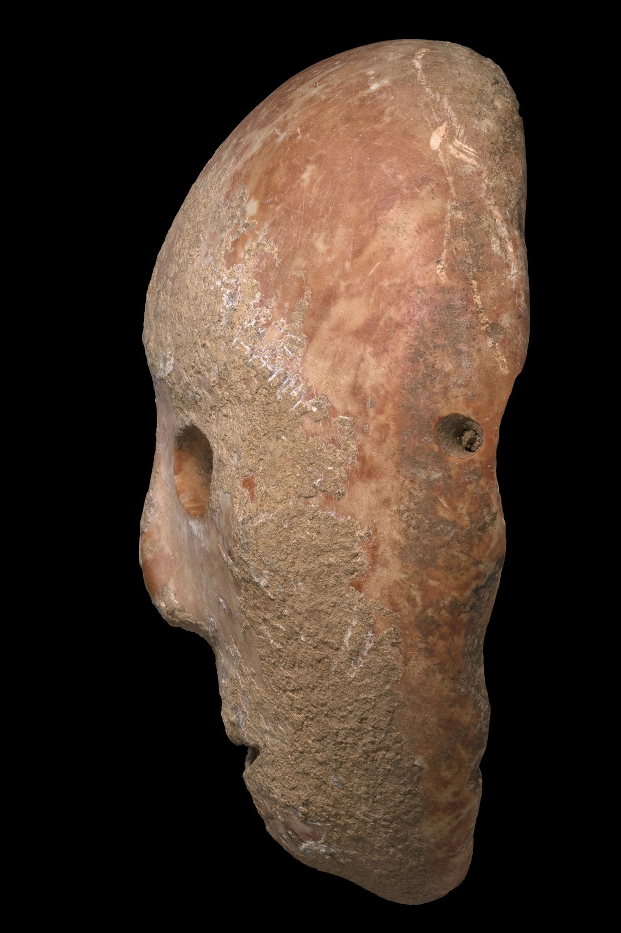 Neolithic stone mask