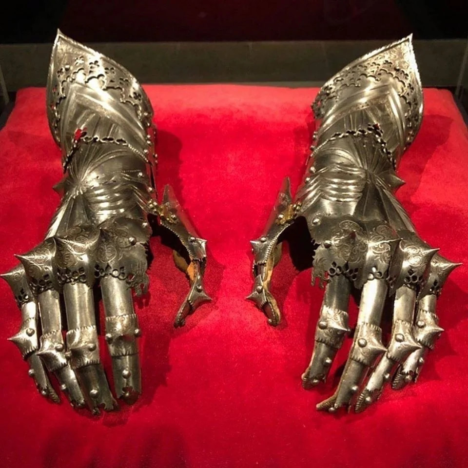 Emperor Maximilian I’s Armored Gauntlets: The Iron Fist of Power and Prestige