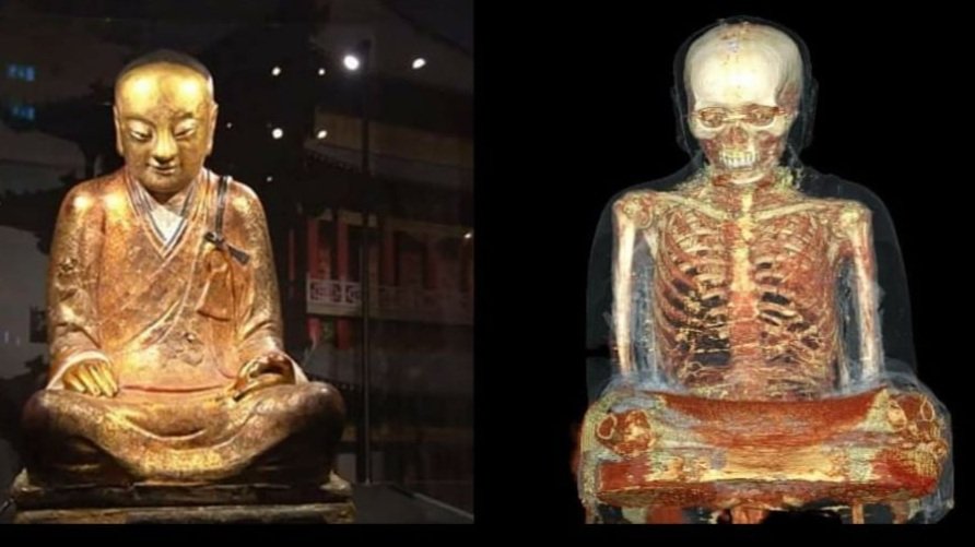 The Mummified Monk: Unveiling the Astonishing Discovery Hidden Inside an Ancient Buddha Statue