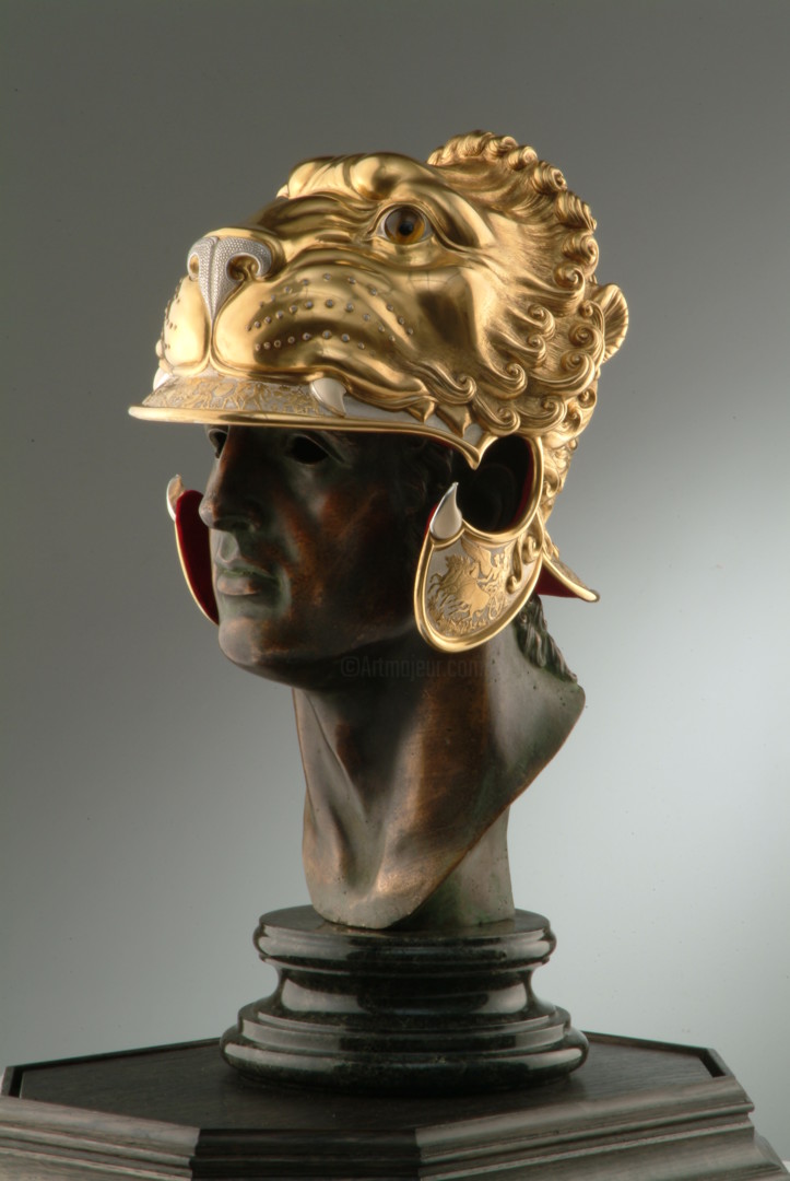 A Copy Of The Lion Helmet Worn By Alexander The Great As, 44% OFF