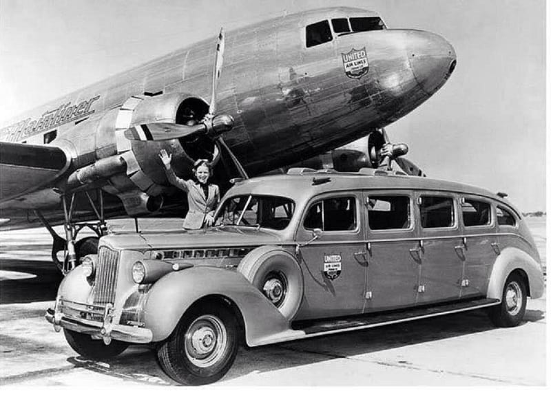 1941 Packard 90 eight-door open top tour bus - photos - HomemadeTools.net