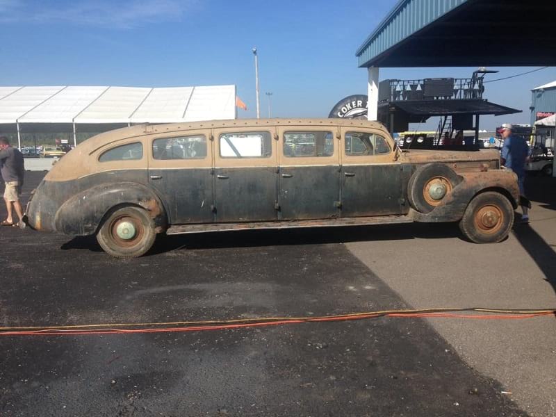 1941 Packard 90 eight-door open top tour bus - photos - HomemadeTools.net