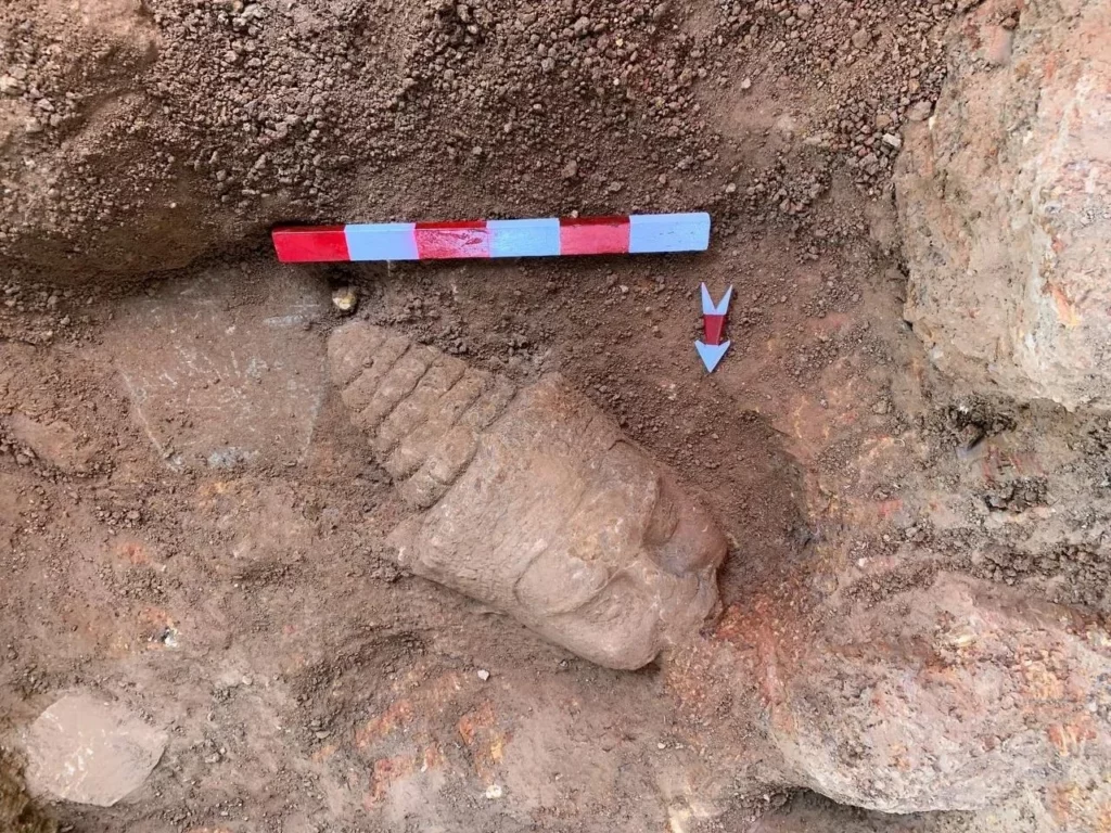 Unveiling Symbolism: The Deva Statue Head Found at Angkor Thom’s Victory Gate