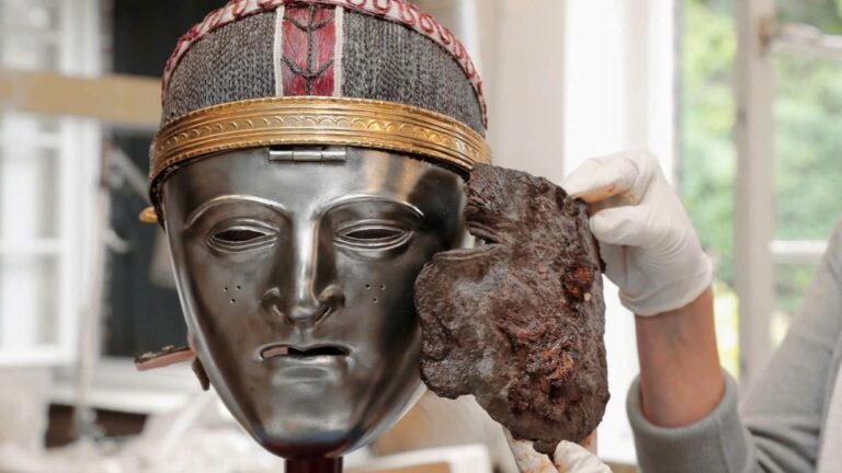 Unearthing a Rare Find: Batavian Cavalry Mask Discovered on Roman Battlefield