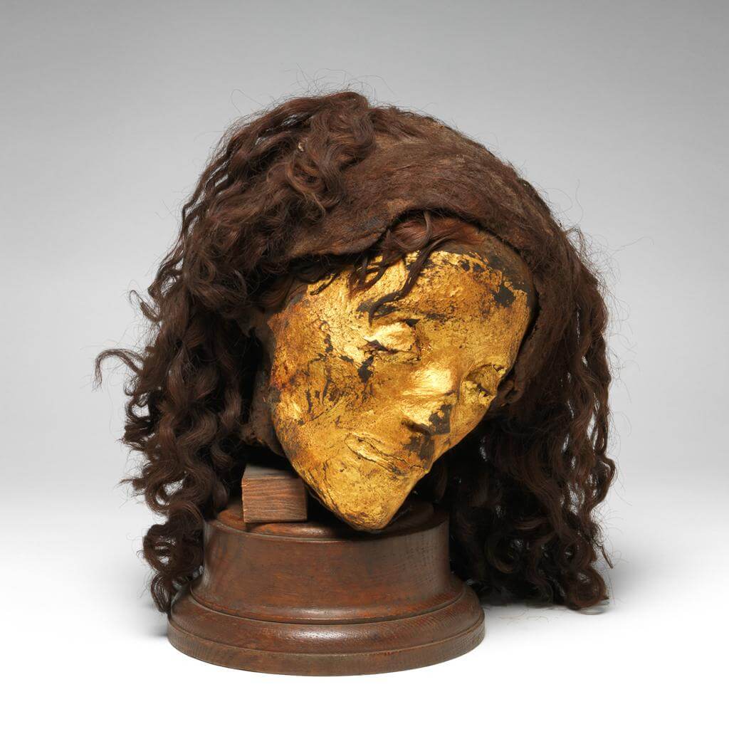 The Enigmatic Gold-Faced Mummy Head from Ancient Egypt