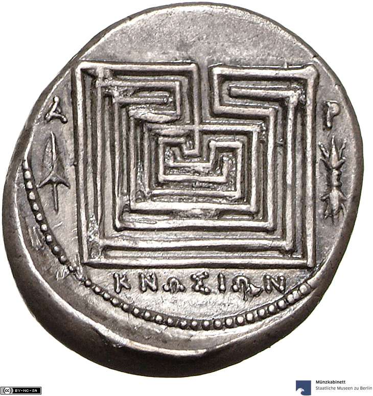 The Labyrinth on the Silver Coins of Knossos, Part 1 | blogmymaze