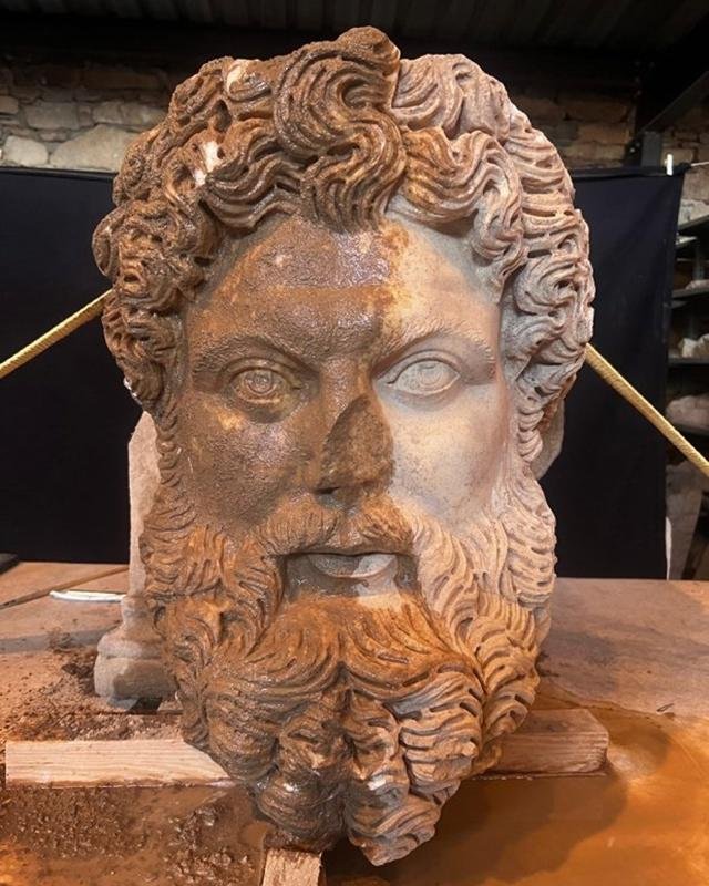 Marble head of Zeus unearthed in ancient city of Aphrodisias | Archaeology News Online Magazine