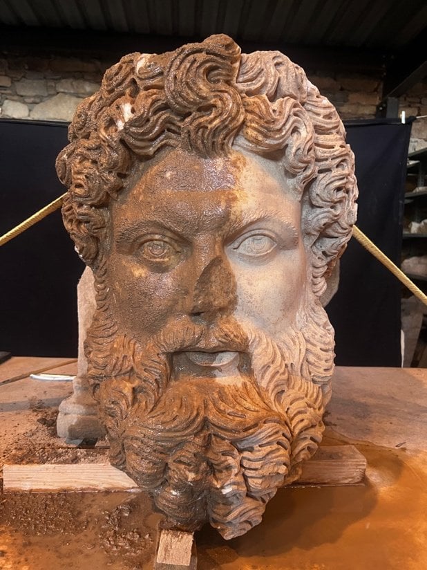 Exquisite Head of Zeus Unearthed in the Ancient City of Aphrodisias -  GreekReporter.com