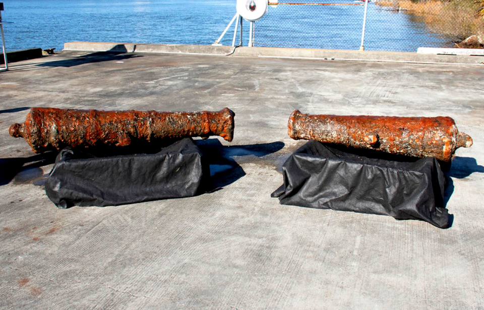 Revolutionary War-Era Cannons Pulled from Savannah River Could Be from Scuttled British Ship | War History Online