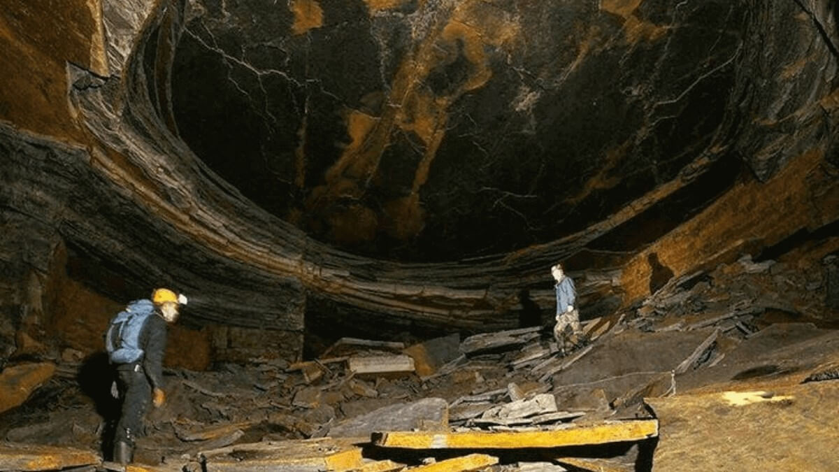 The Dragon's Eye Stone Mine in Lancashire UK