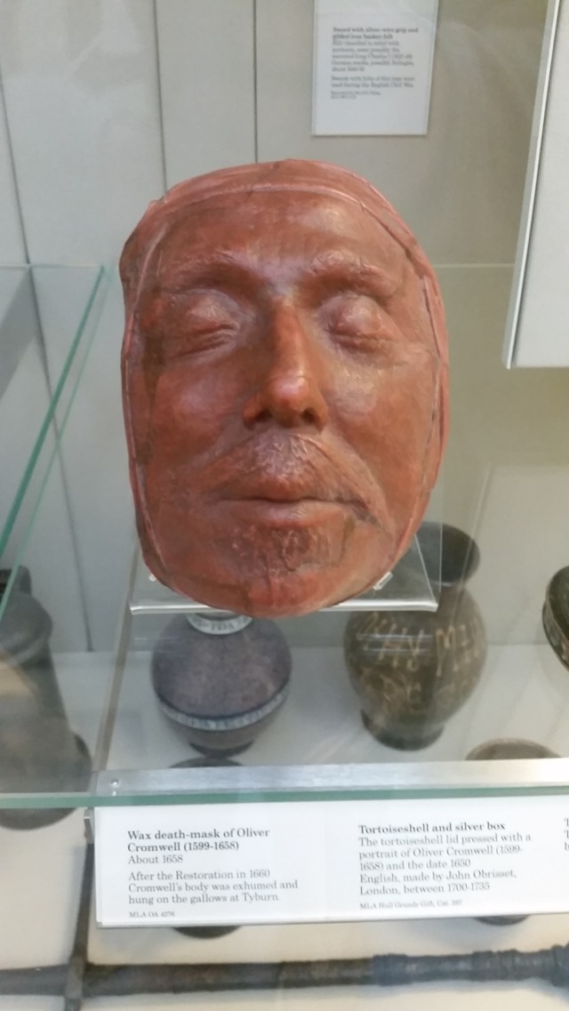 Death mask of Oliver Cromwell! Did not know this was here. – More Like FUNdon! – Archived