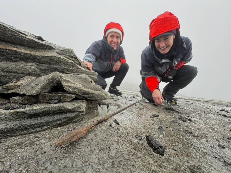 1,300-Year-Old Arrow Found Intact On Melting Norwegian Glacier