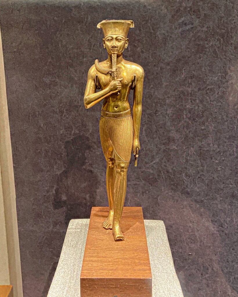 Gold Statuette of Amun - Ancient Egypt Blog