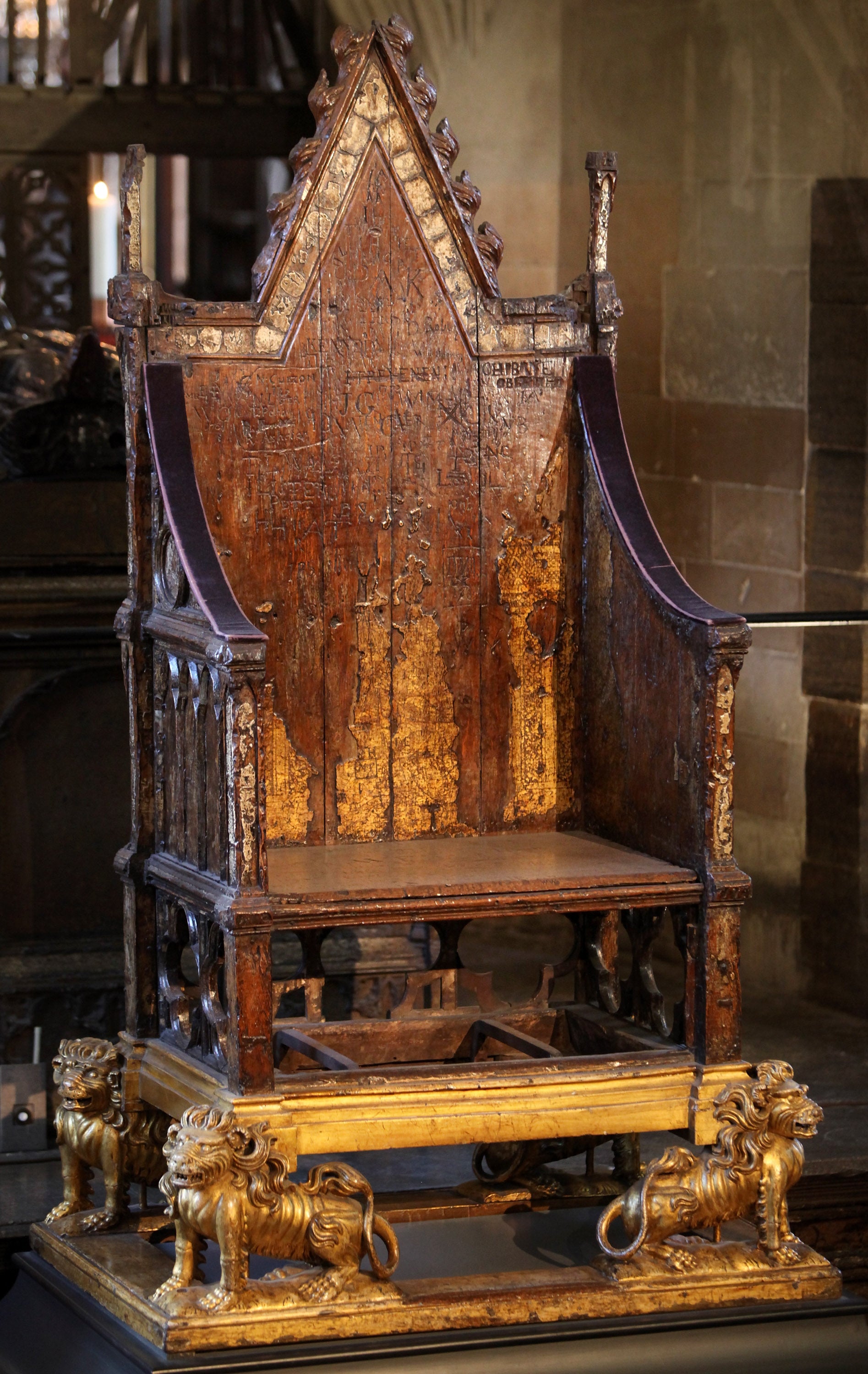 The fascinating history behind the 700-year-old chair King Charles will sit on at his coronation | The Independent