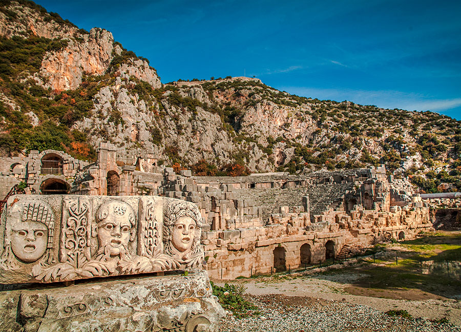 Myra Ancient City and Rock Tombs