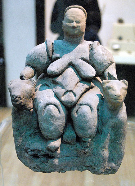 Çatalhöyük — The Seated Woman of Çatalhöyük completed around...