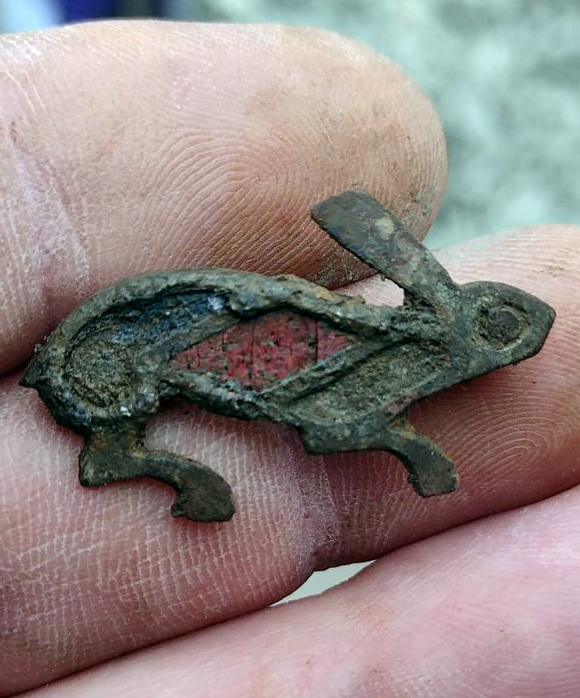 Roman hare brooch returns from conservation