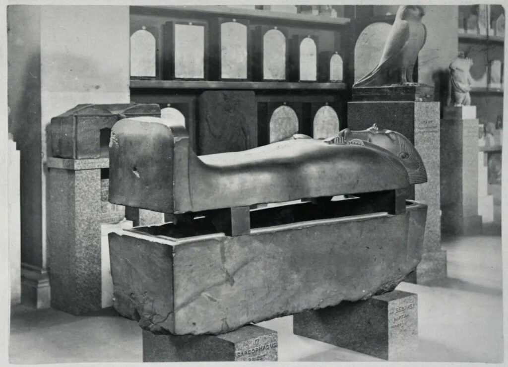 The Majestic Sarcophagus of Vizier Sasobek: A Masterpiece of Ancient Egyptian Craftsmanship