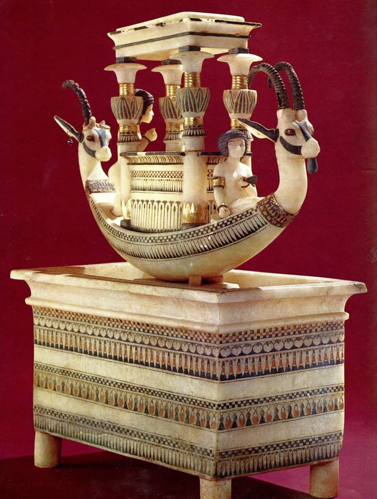 Alabaster Boat of Tutankhamun