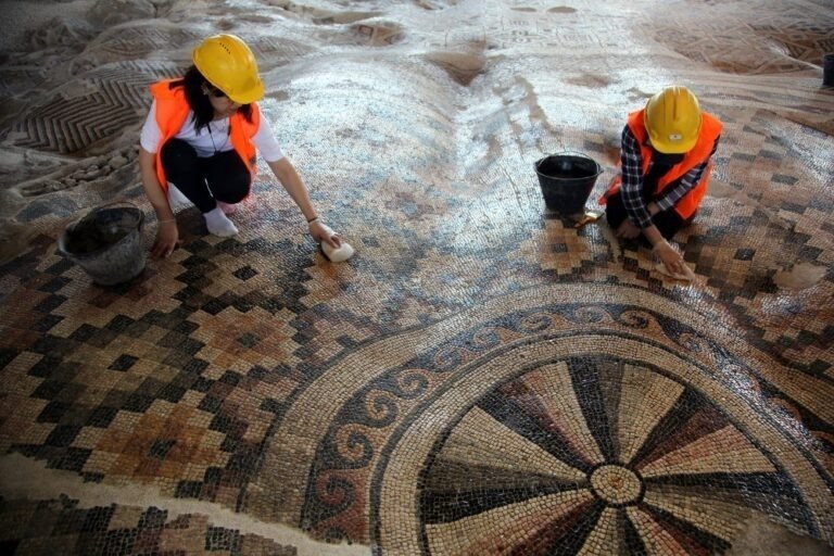 This Is Not A Huge Carpet But The World's Largest Mosaic Unearthed In Turkey