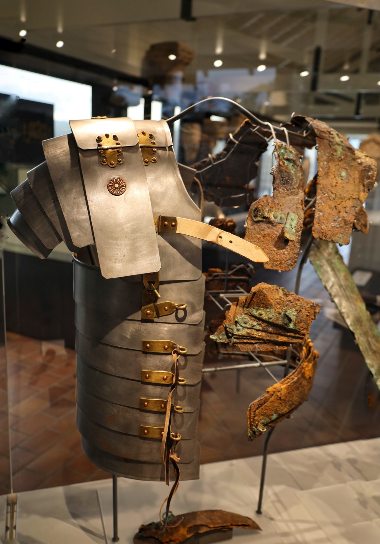 The best preserved 'Lorica Segmentata', Roman Plate Armour in the world to date, Corbridge Roman Site Museum, Hadrian's Wall,... – @thesilicontribesman on Tumblr