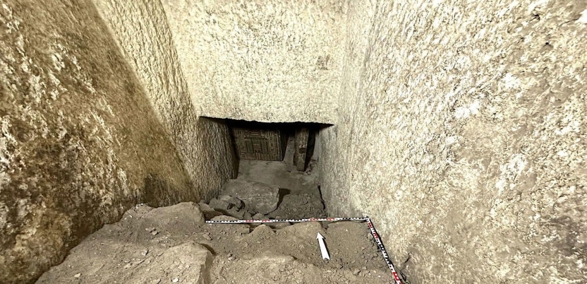 Access to Edi’s burial chamber. Source: MoTA Egypt