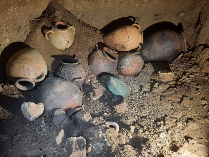 News - Intact Etruscan Tomb Opened in Italy - Archaeology Magazine