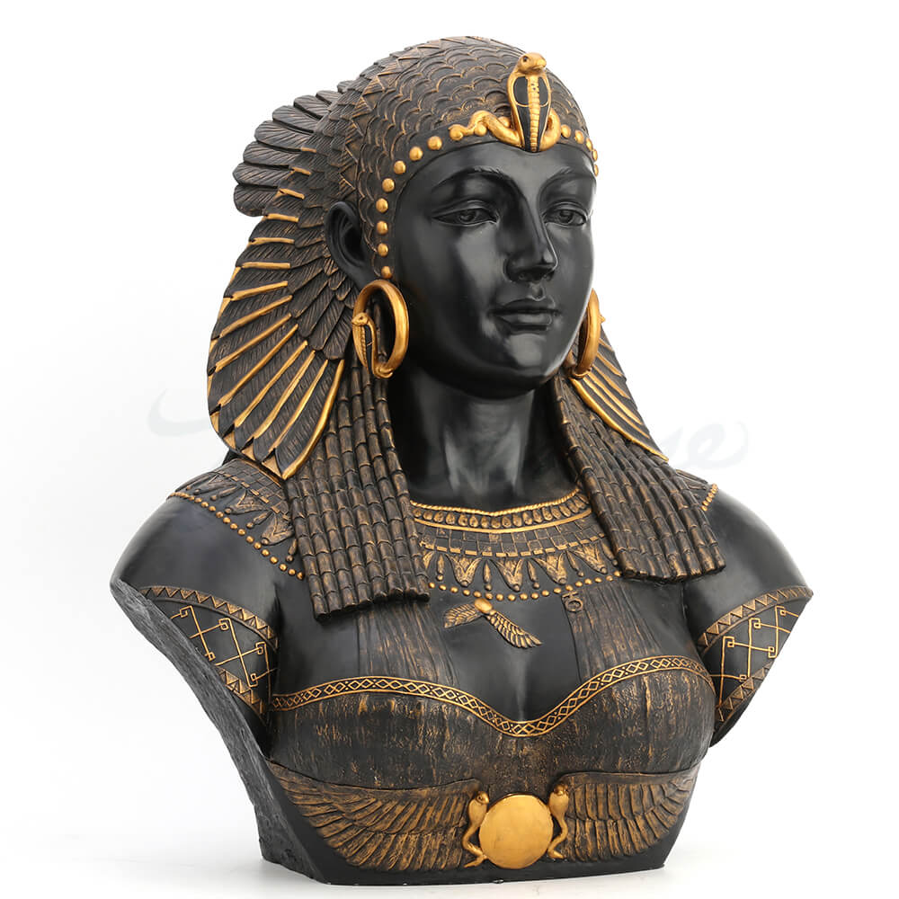 Bust of Queen Cleopatra - Museum Quality Collectible - Statuary - Egyptian  Mythology | FairyGlen