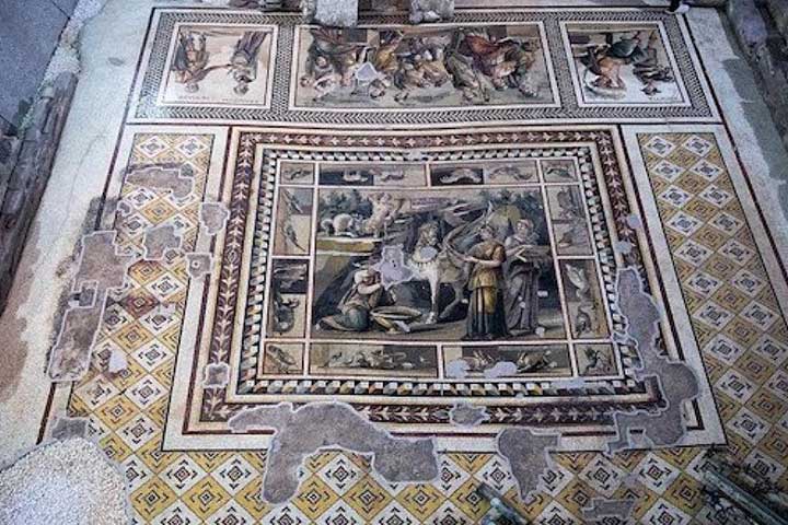 The 2,000 Year Old Ancient Mosaic at Museum Hotel Antakya