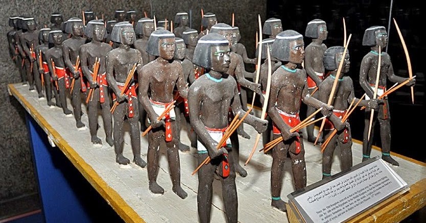 Amun-Ra Egyptology Blog: Museum Pieces - Model of Nubian Soldiers