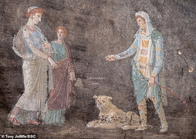 Bí mật kinh ngạc của Pompeii được khám phá sau 2.000 năm: Các nhà khảo cổ học kinh ngạc khi phát hiện ra bức bích họa 'chất lượng cao' mô tả Helen thành Troy trong quá trình khai quật tại thành phố La Mã cổ đại | Daily Mail Online