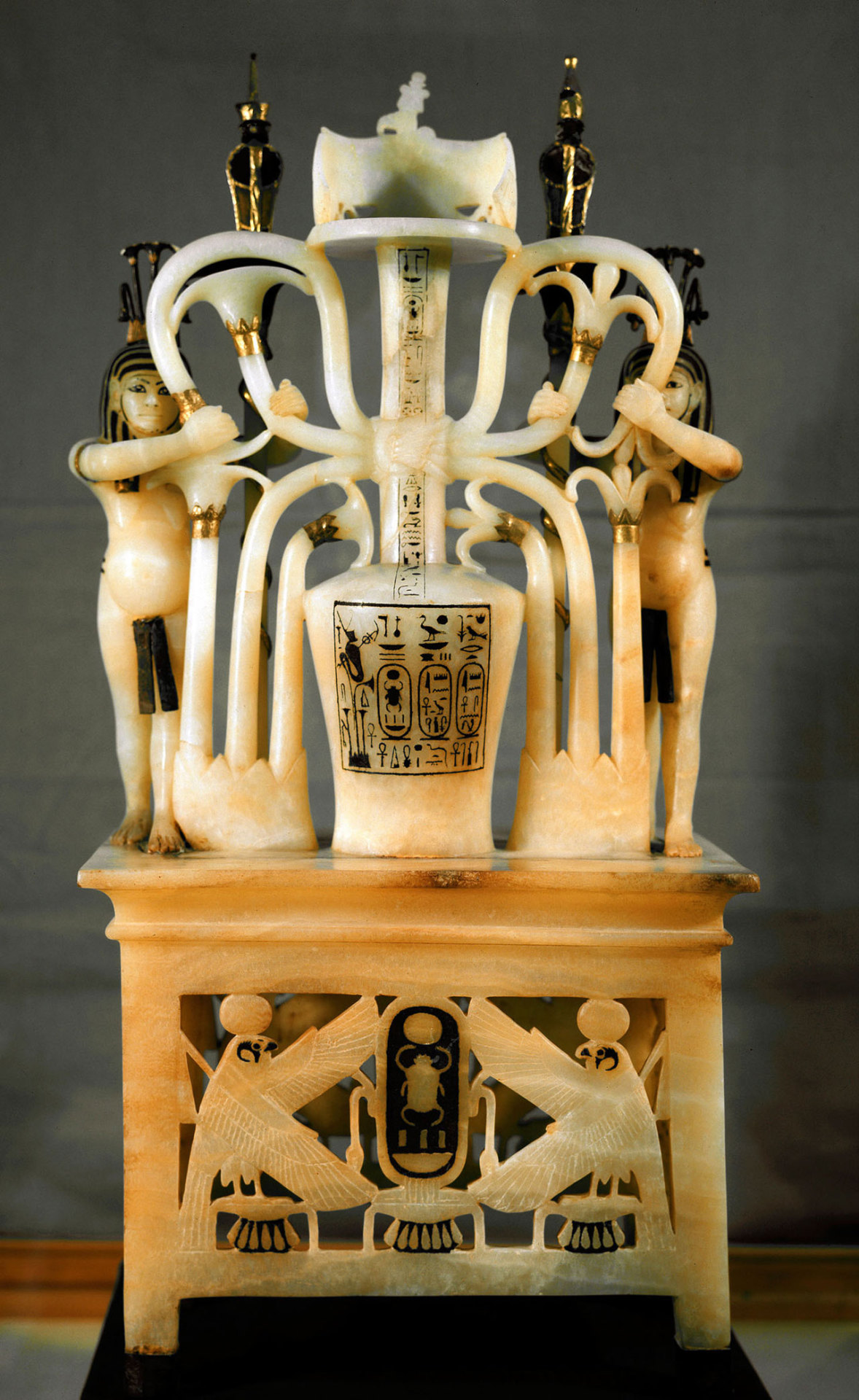 The Alabaster Perfume Vase of Tutankhamun: A Symbol of Ancient Egyptian Elegance