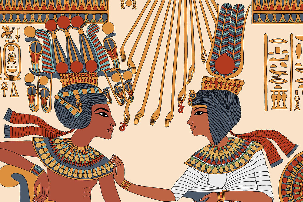 The Royal Love Story: Tutankhamun and Ankhesenamun's Floral Pavilion  Encounter