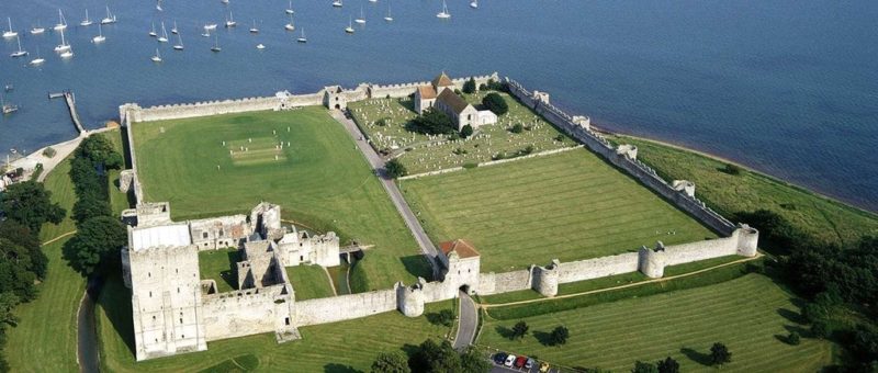 Portus Adurni is the best-preserved Roman fort north of the Alps. It was  established in the 3rd century CE and is situated in Portsmouth (England).  [800x340] : r/ArtefactPorn