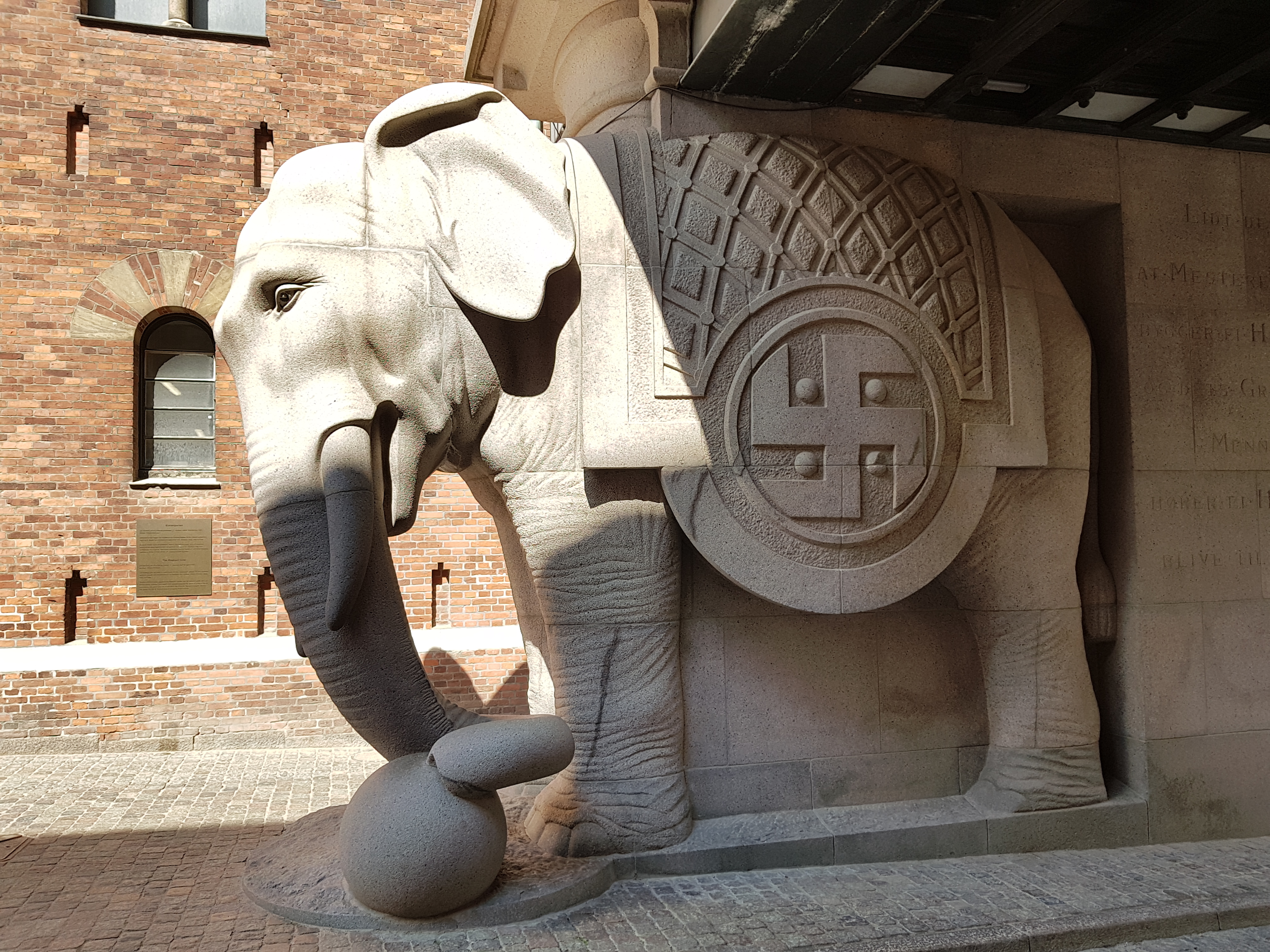 The Majestic Elephant Gate: A Granite Marvel of Carlsberg Brewery