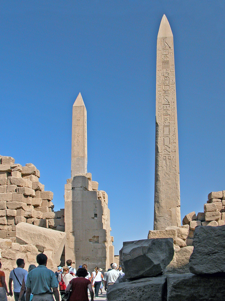 Egyptian Obelisk Tattoo Obelisk, Karnak Temple (Egypt, Africa) Stock Image - Image of column