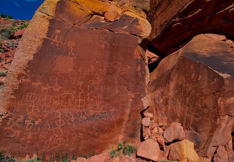 Maze Rock Art Site Trail Running Trail, Fredonia, Arizona