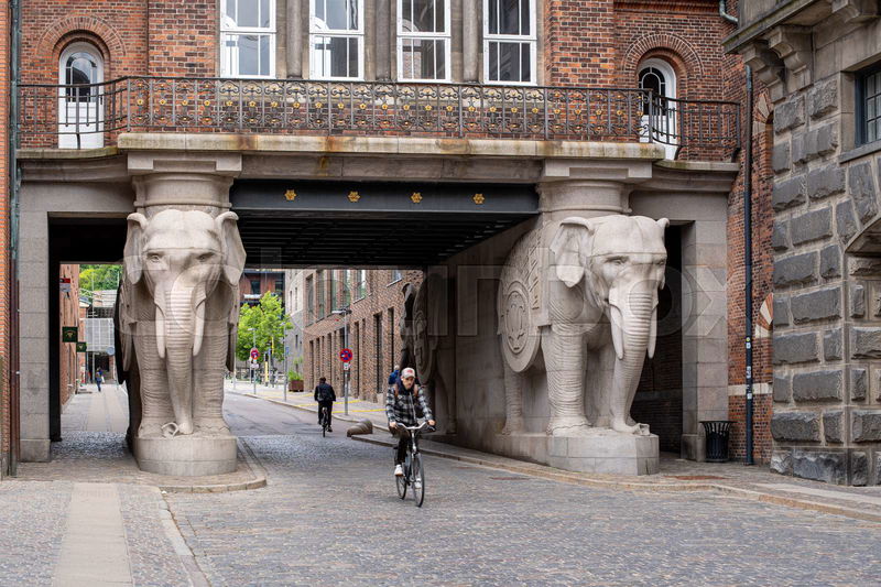 Copenhagen, Denmark - June 09, 2022: The famous elephant gat | Colourbox