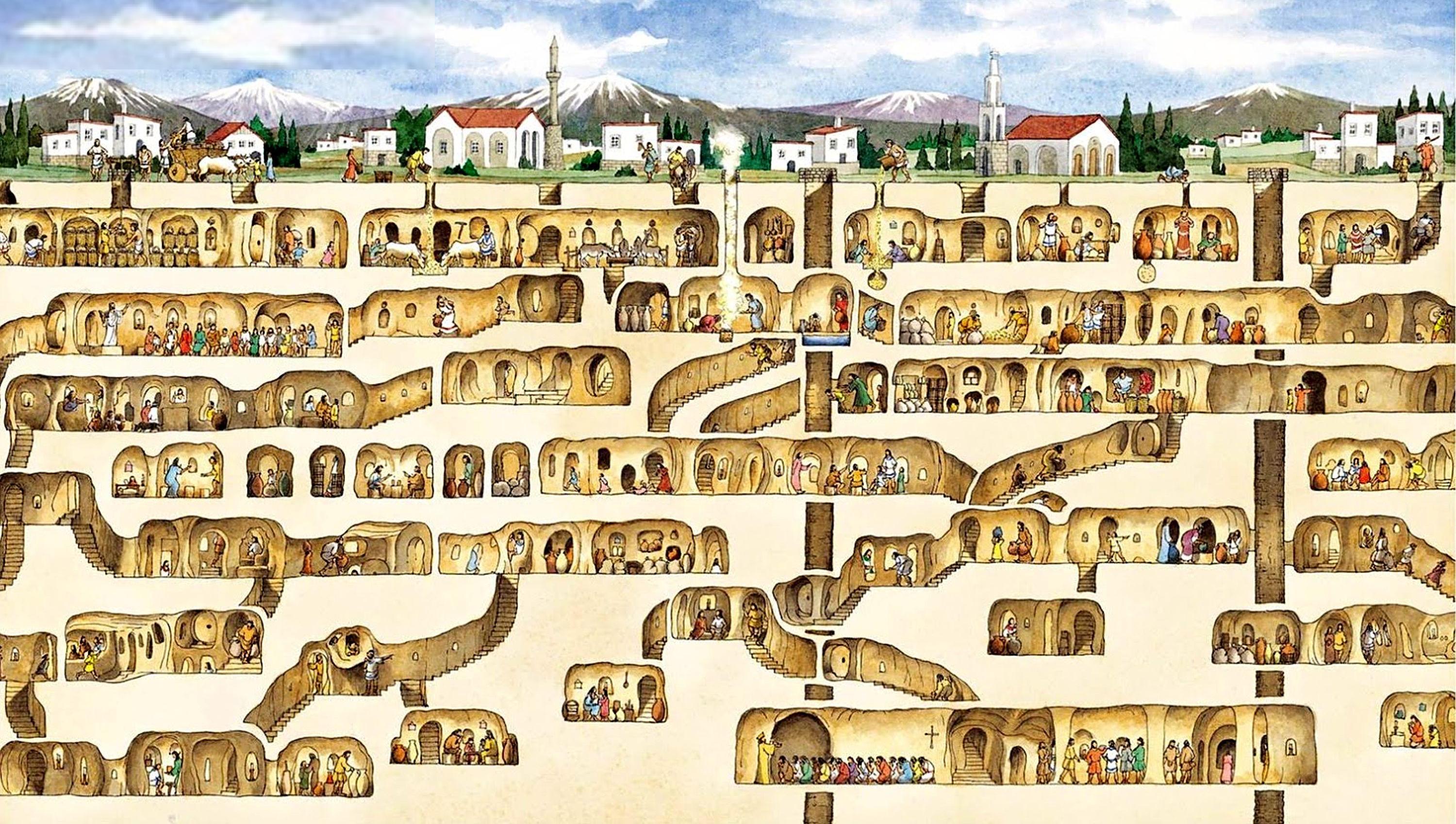 Derinkuyu: Strange underground city found in man's basement - Big Think