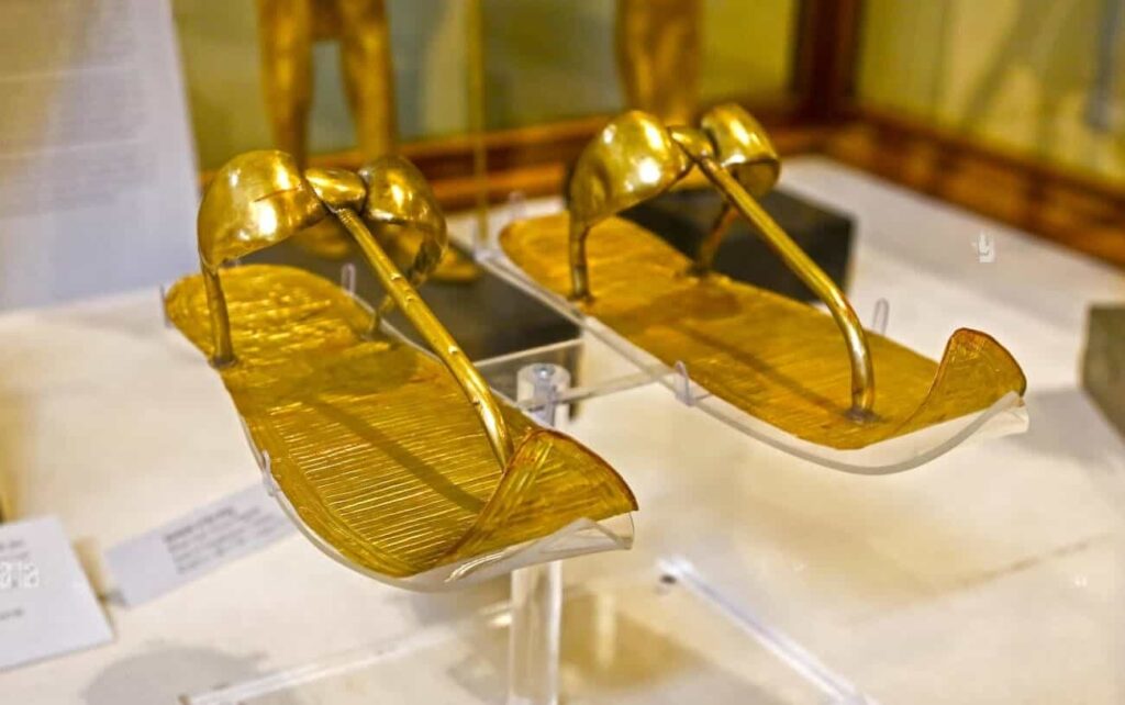 Golden Sandals of Tutankhamun