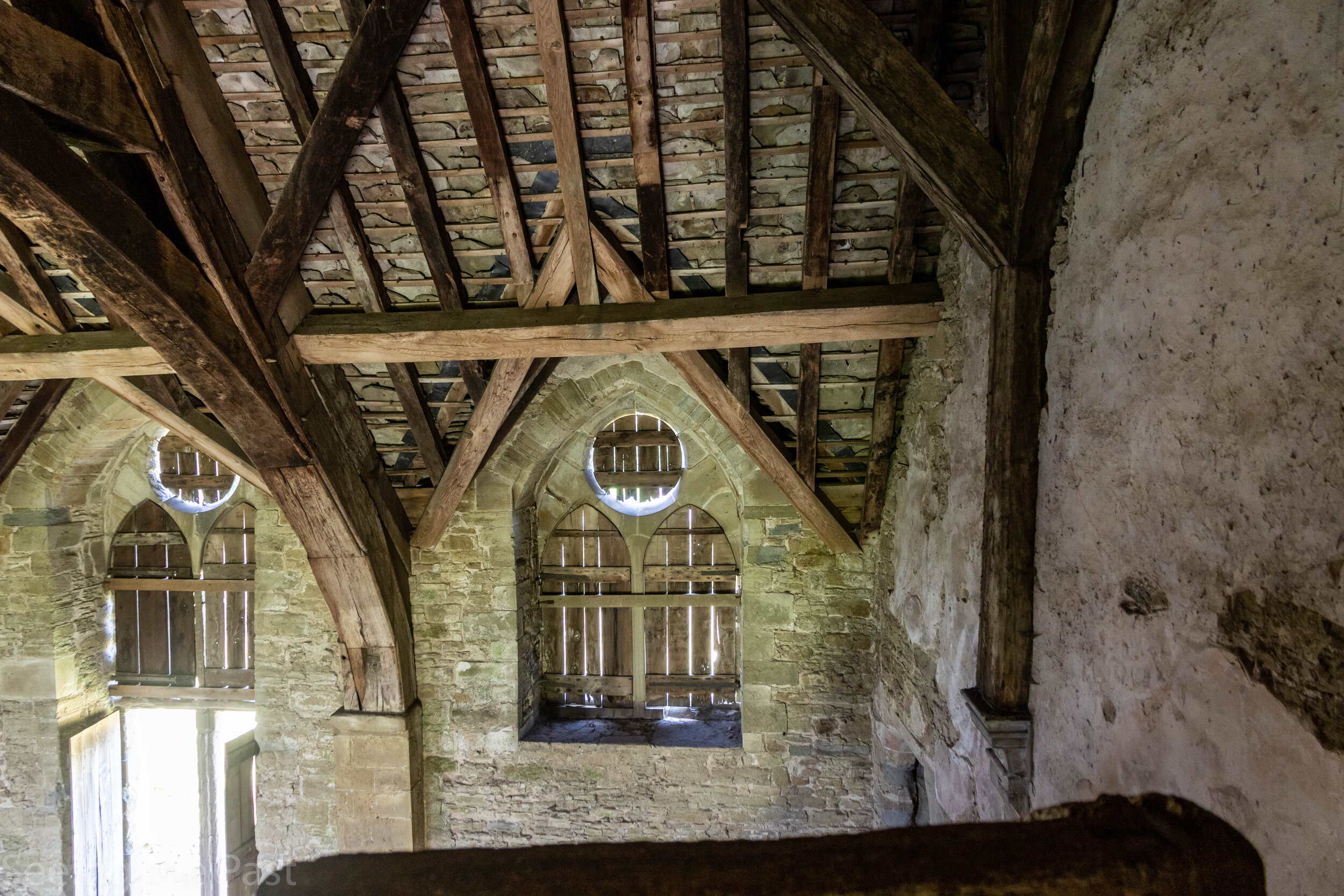 Stokesay Castle; "The finest and best preserved fortified medieval manor house in England",-English Heritage — Seeing the past